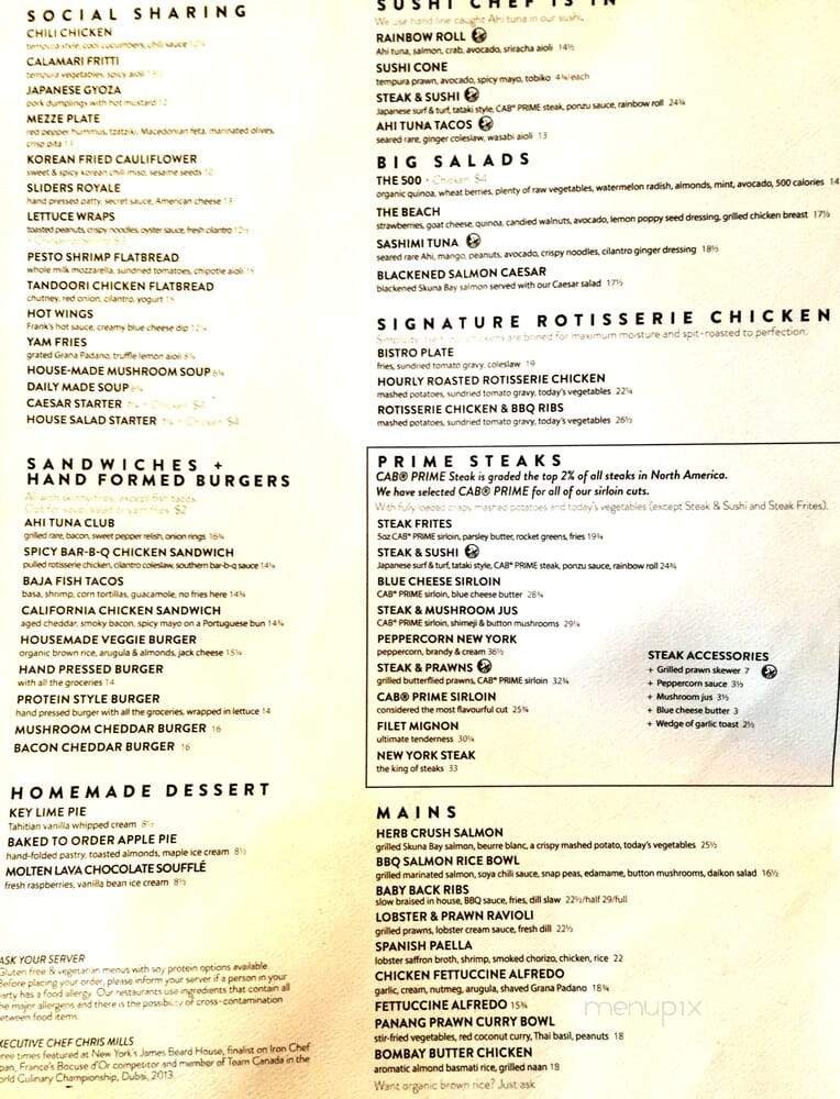 Menu page 2