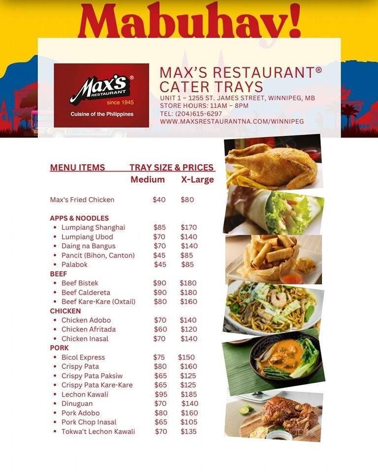 Menu page 2