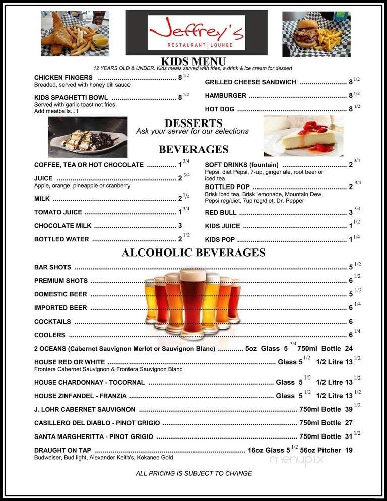 Menu page 2