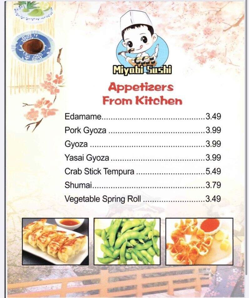 Menu page 1