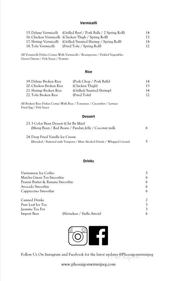 Menu page 2