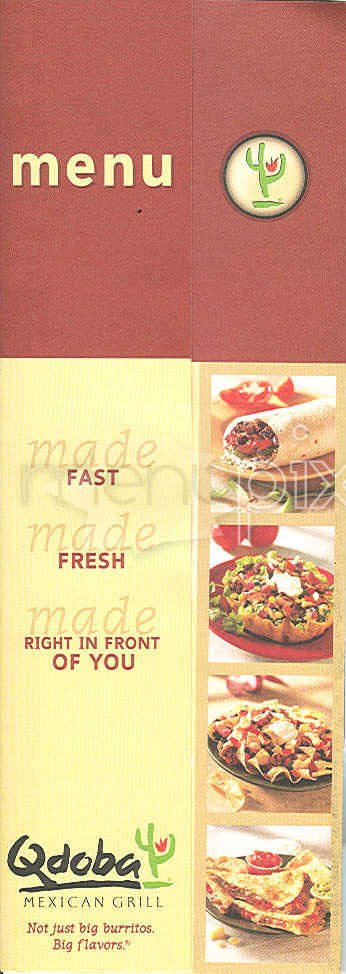 Menu page 1