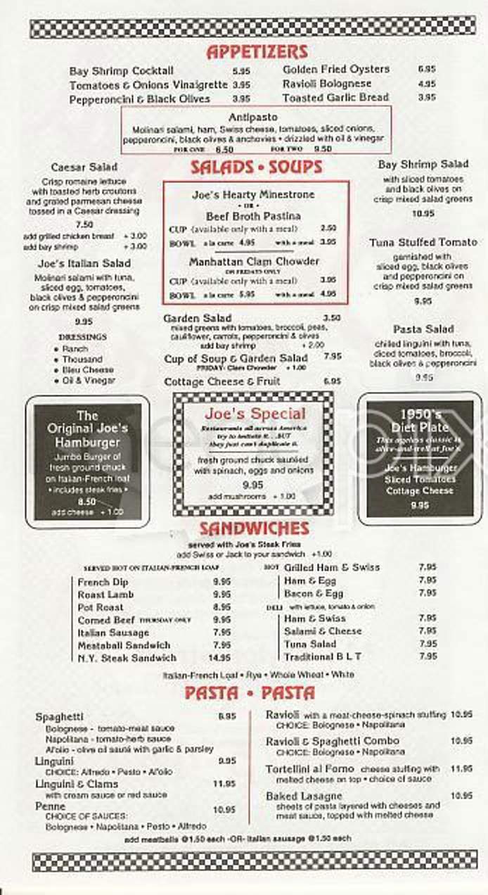 Menu page 2