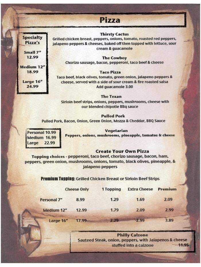 Menu page 1