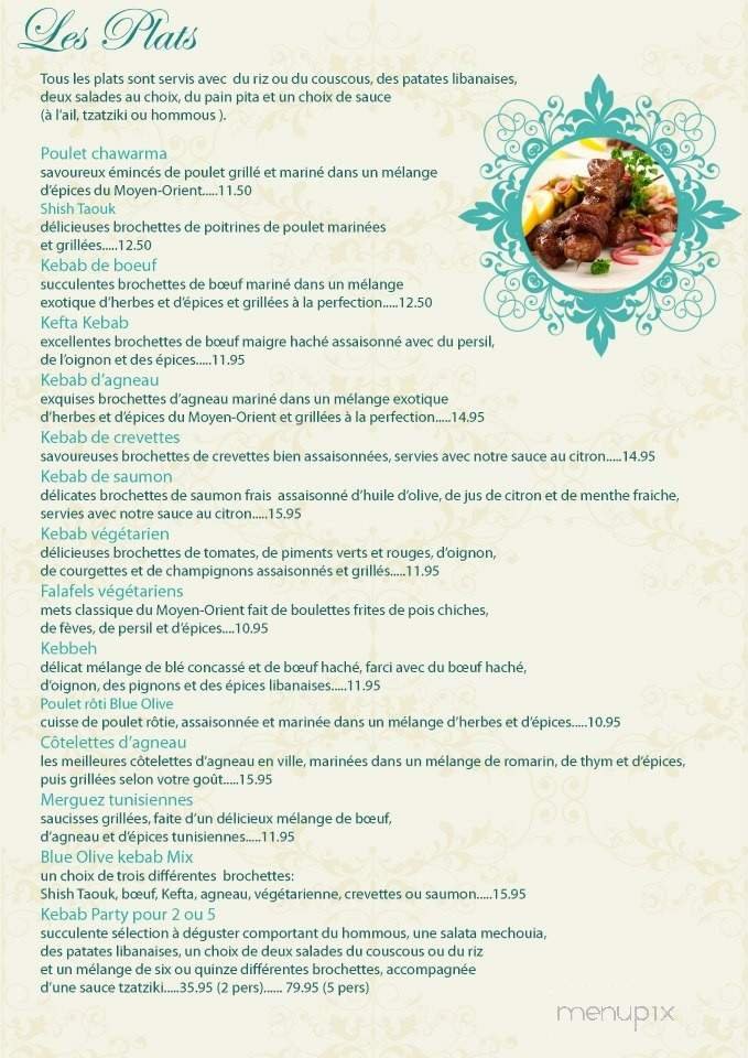 Menu page 2