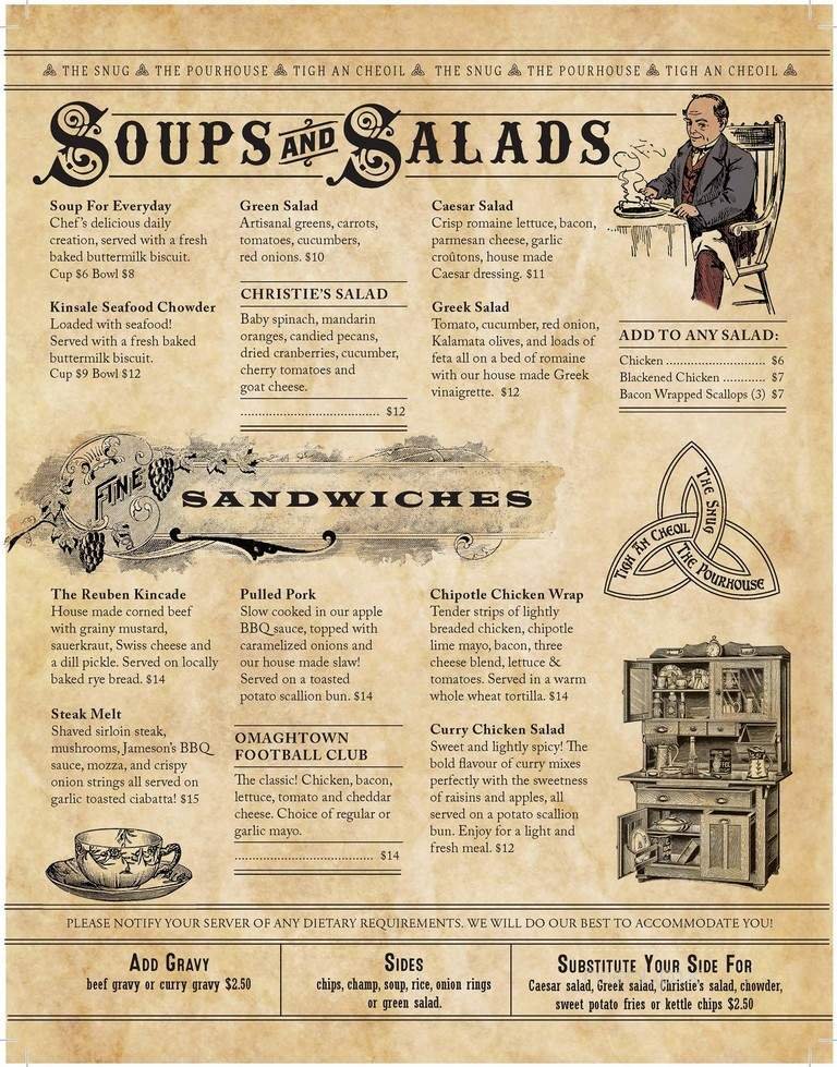 Menu page 2