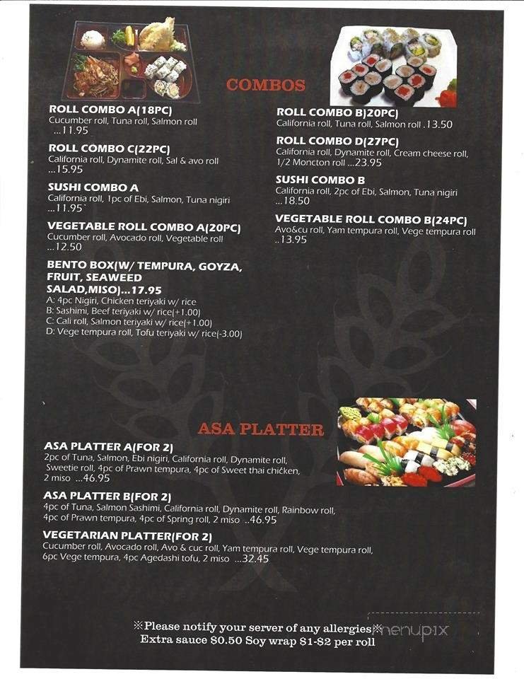 Menu page 2