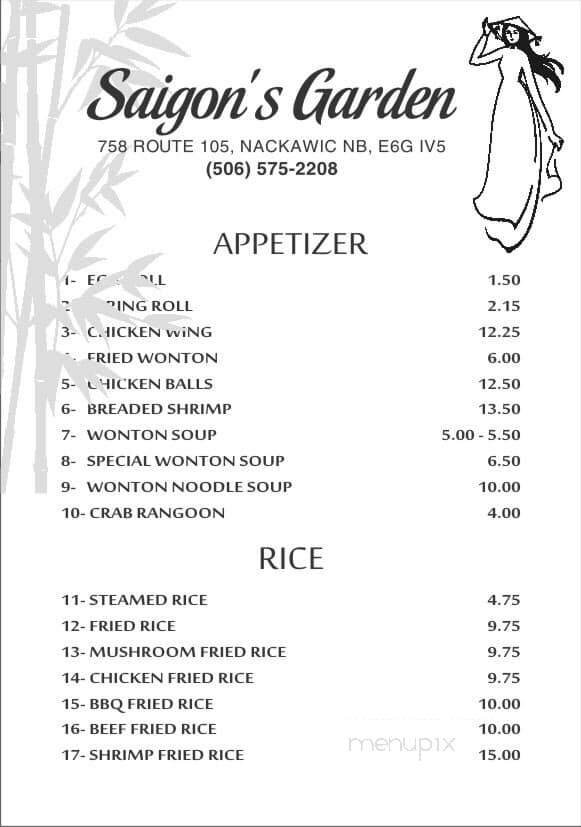 Menu page 2