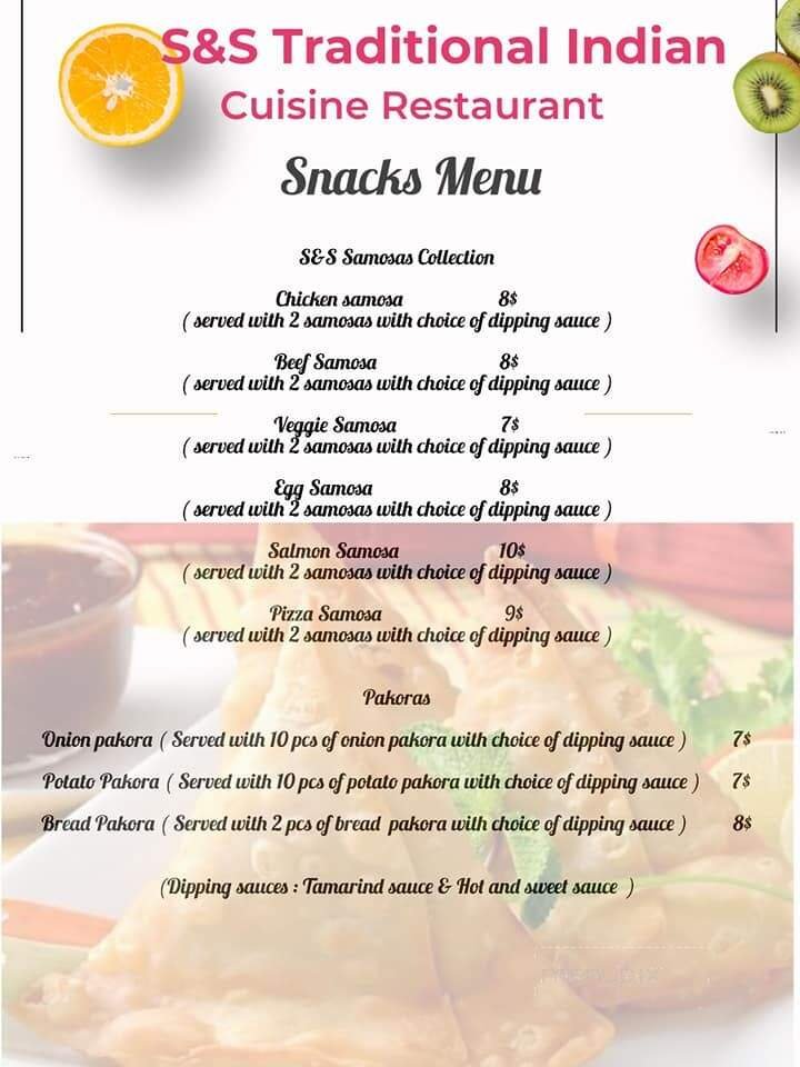 Menu page 1