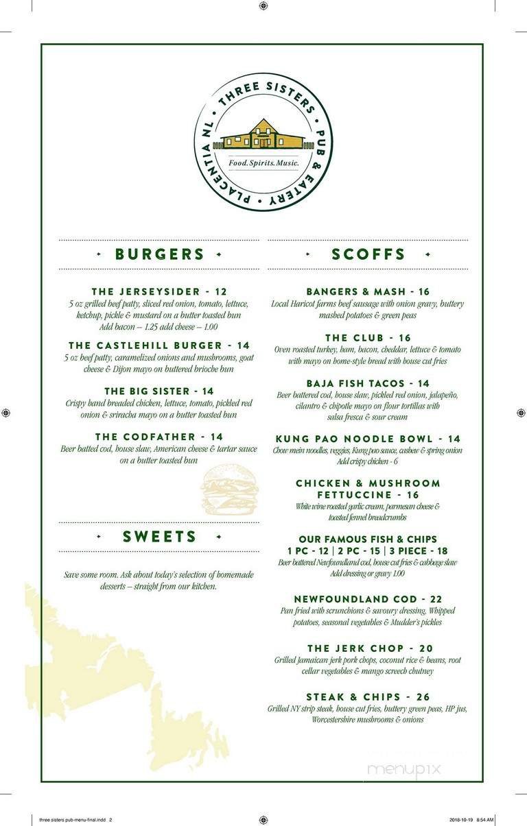 Menu page 2