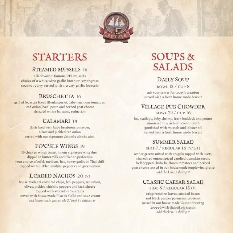 Menu page 2