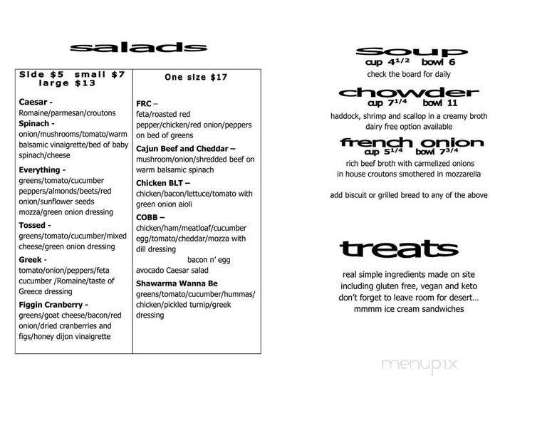 Menu page 2