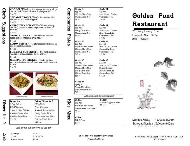 Menu page 1