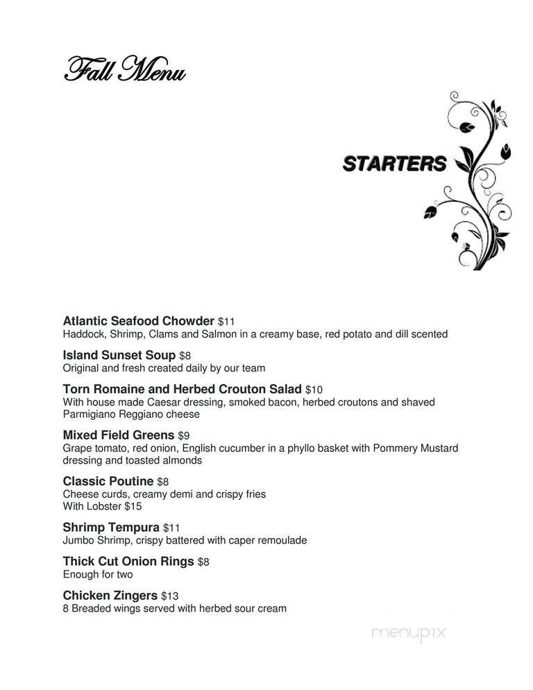 Menu page 1
