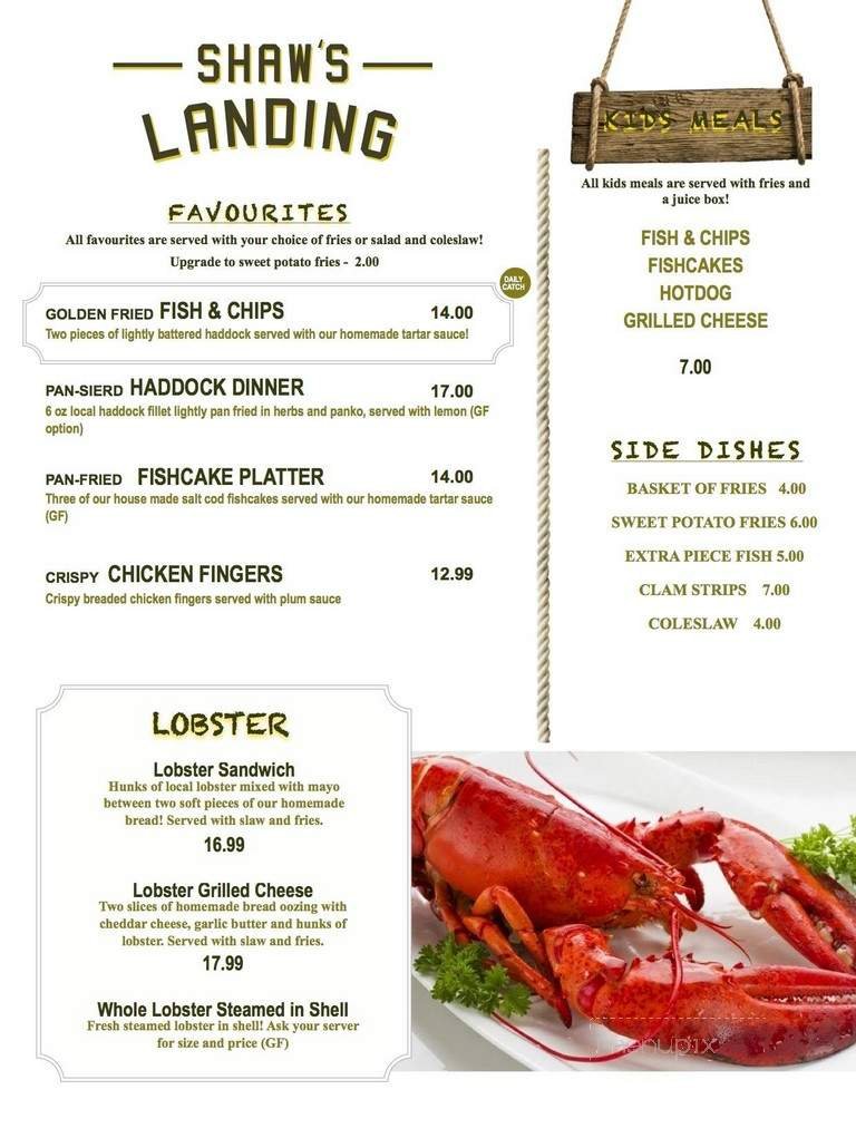 Menu page 2