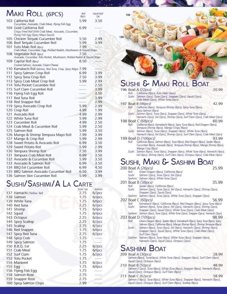 Menu page 2