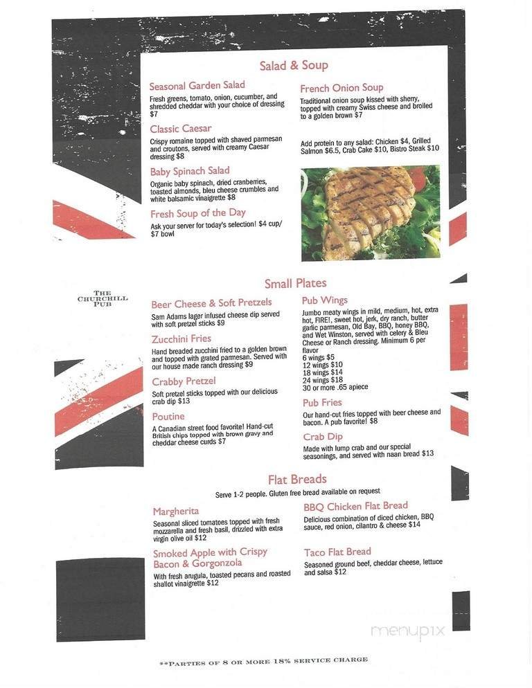Menu page 1