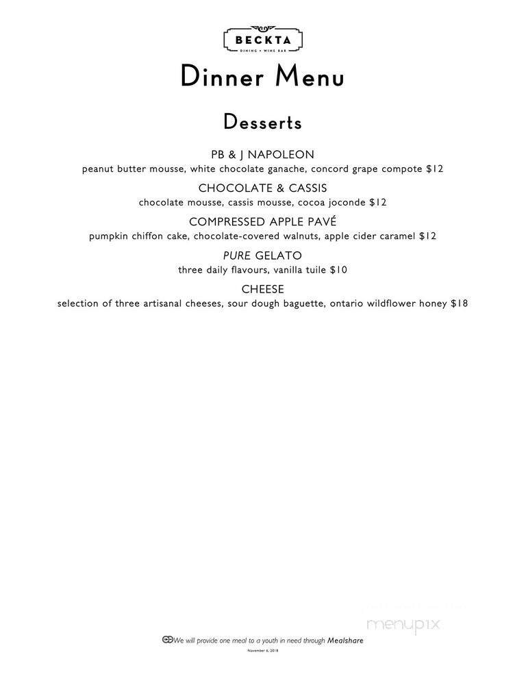Menu page 2