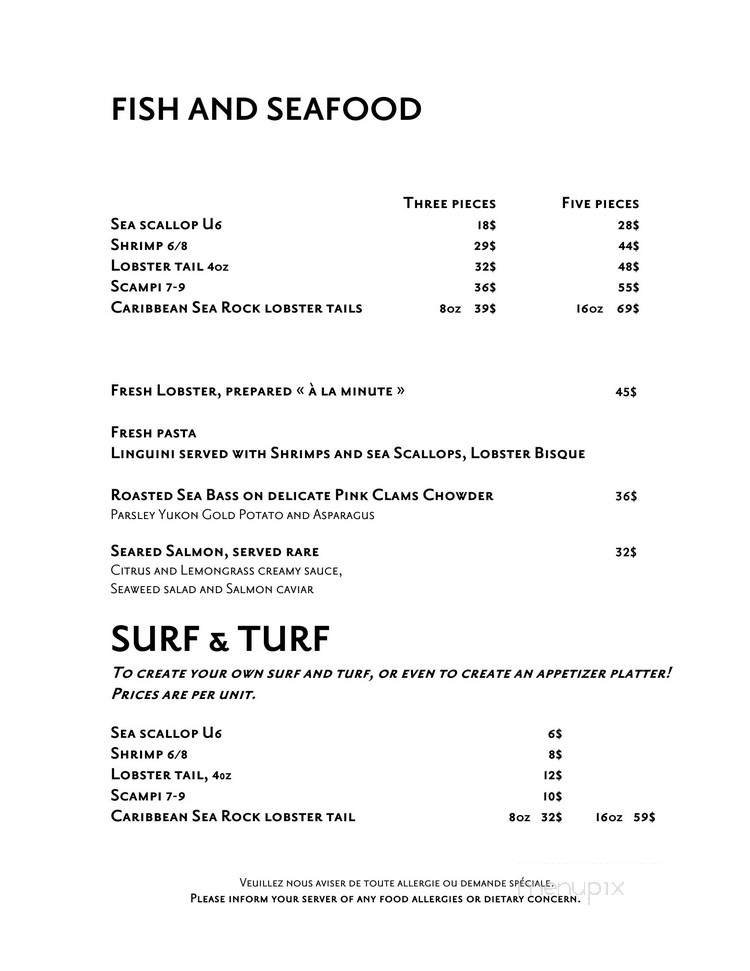Menu page 2