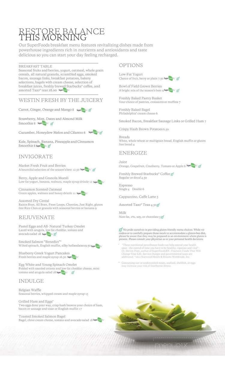 Menu page 1