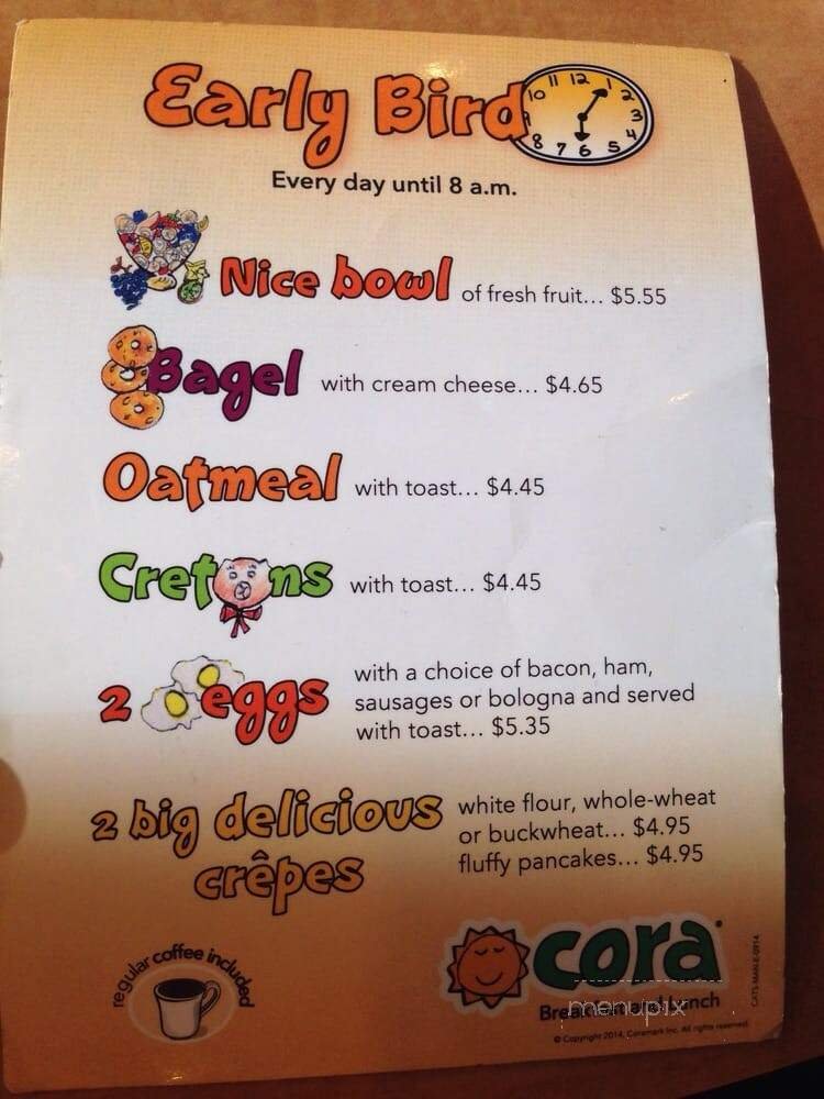 Menu page 1