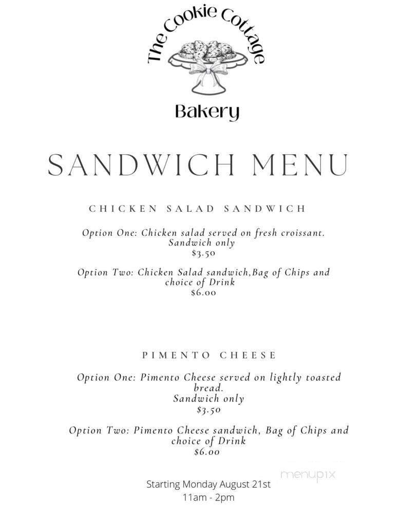 Menu page 2