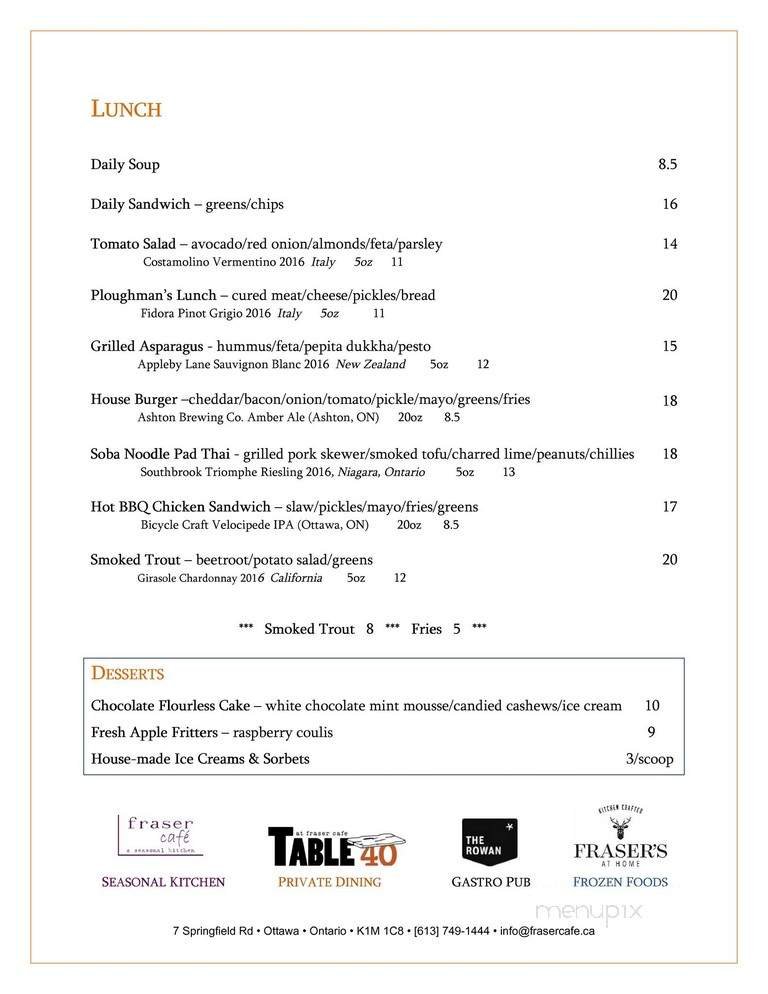 Menu page 2