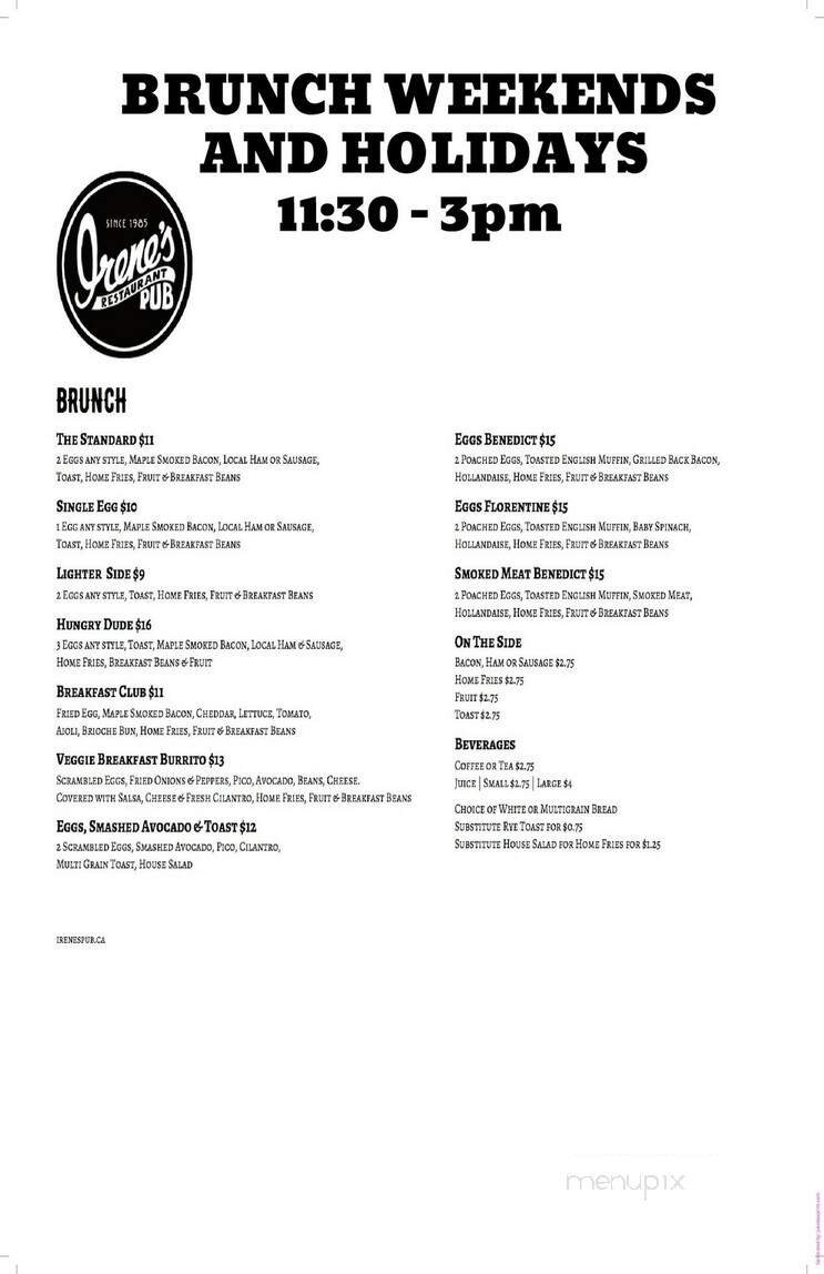 Menu page 2