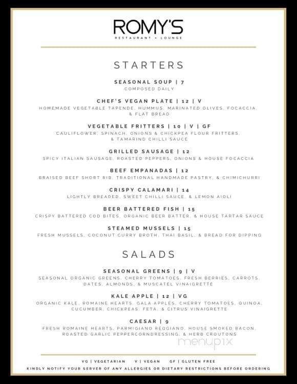 Menu page 2