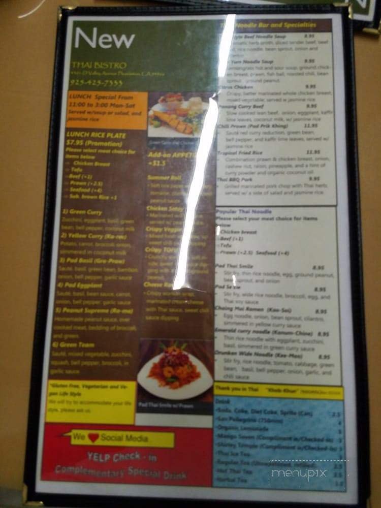 Menu page 9