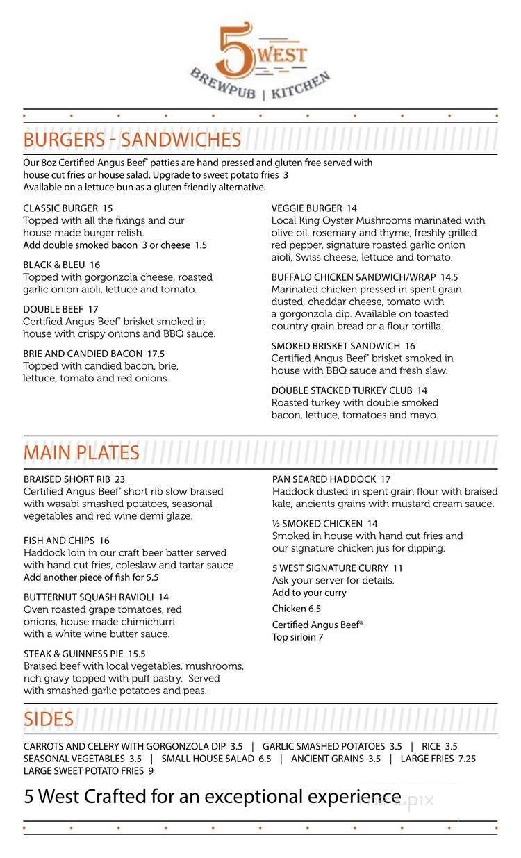 Menu page 2