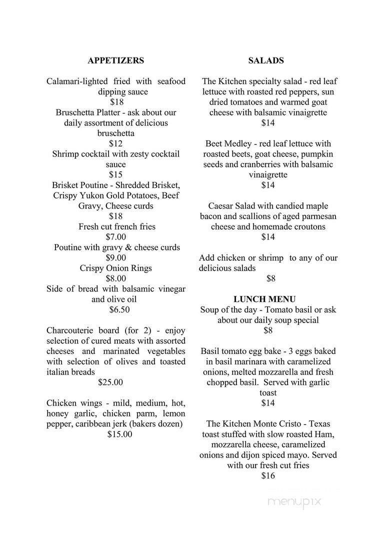 Menu page 1
