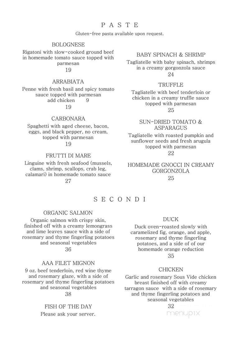 Menu page 2