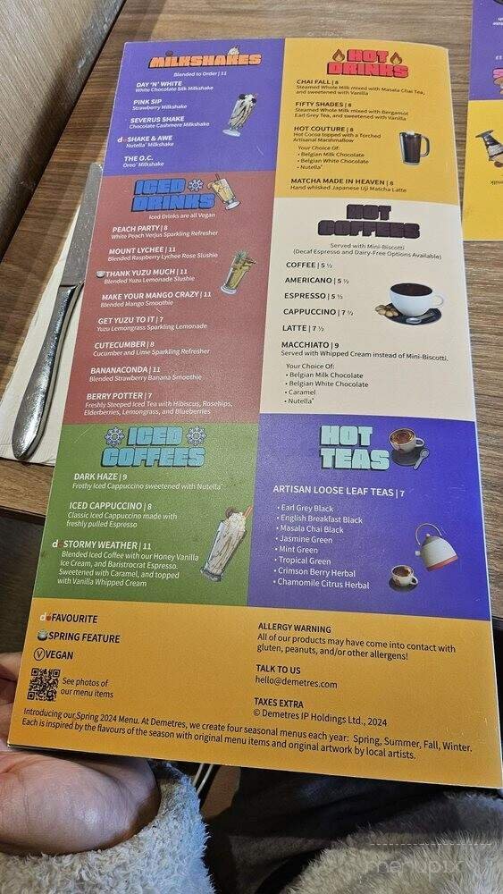 Menu page 2