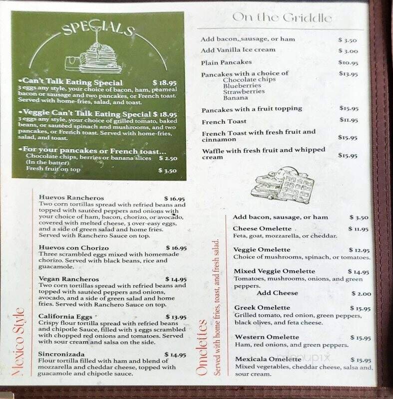 Menu page 2