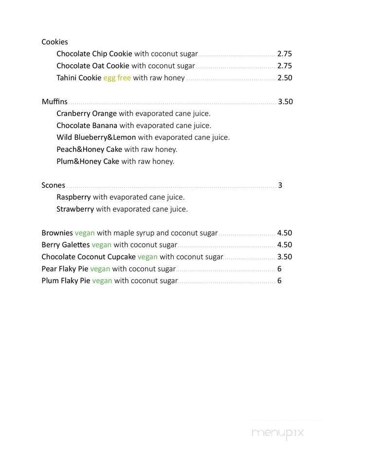 Menu page 2