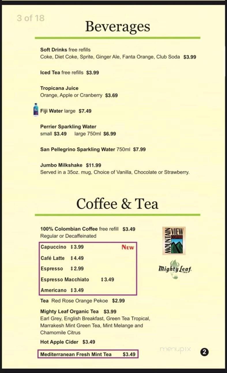 Menu page 2