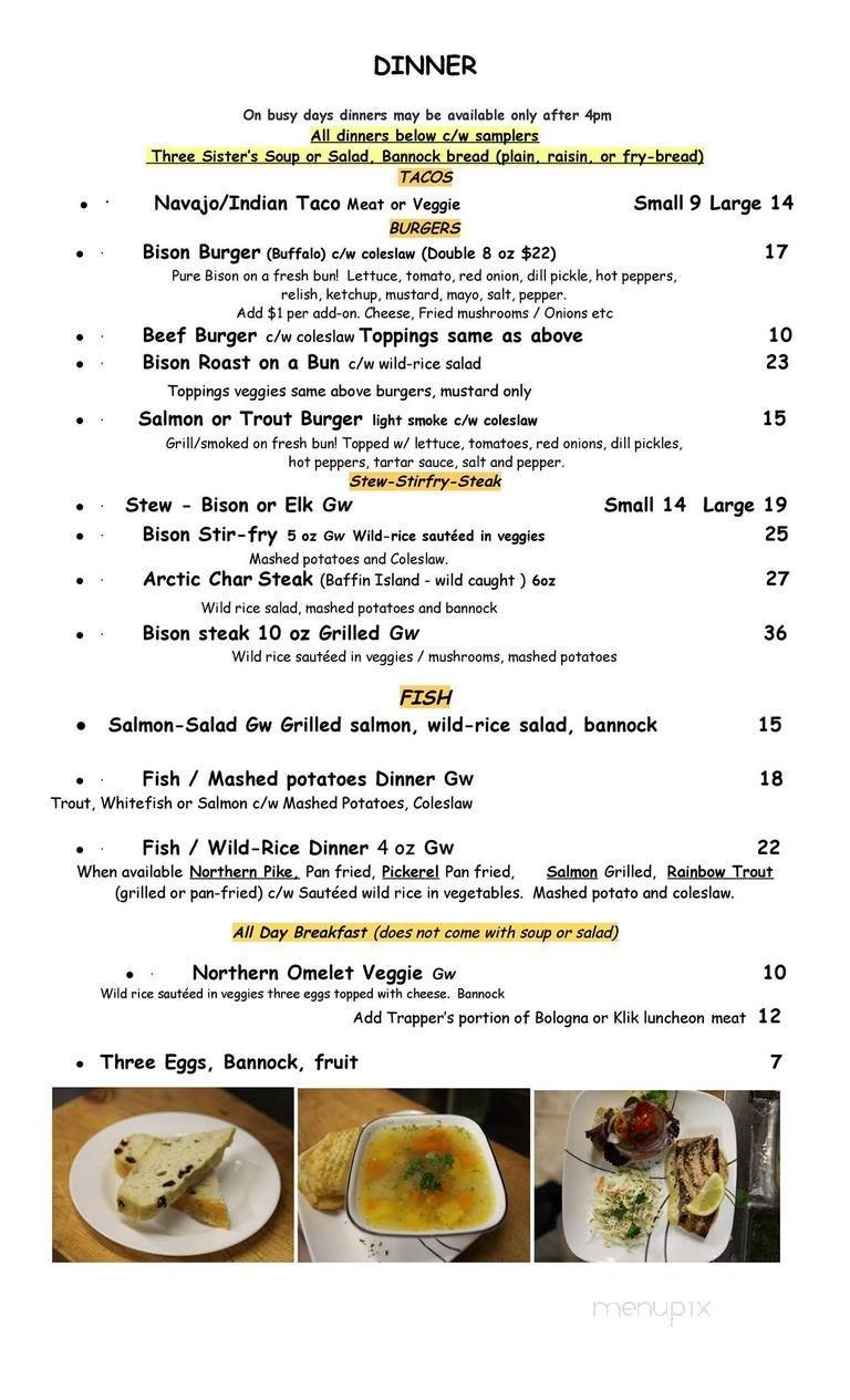 Menu page 2