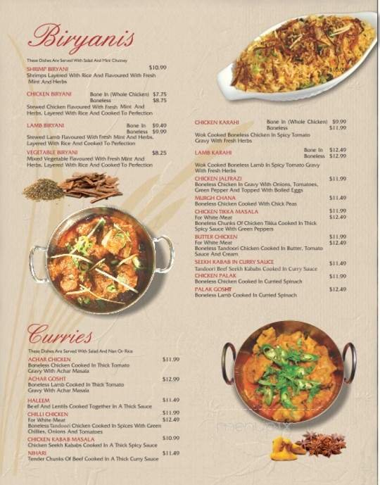 Menu page 2
