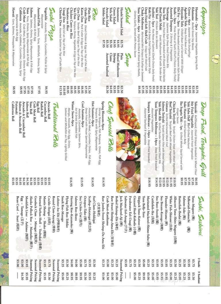 Menu page 2