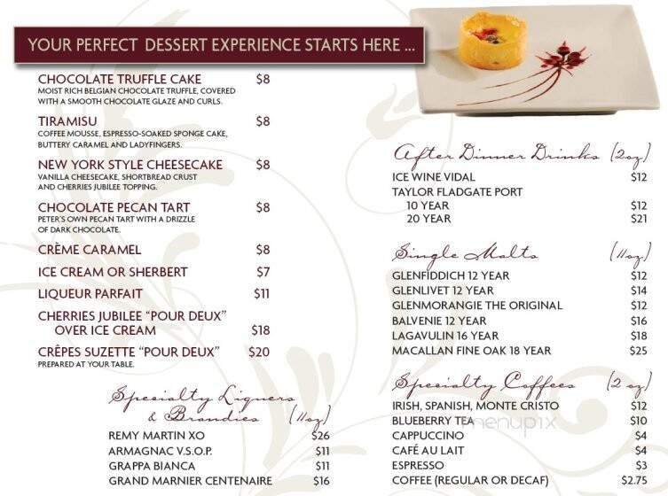 Menu page 2