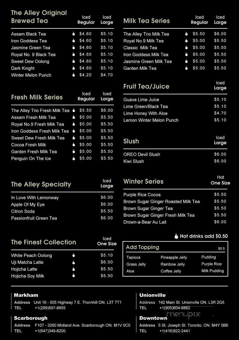 Menu page 1