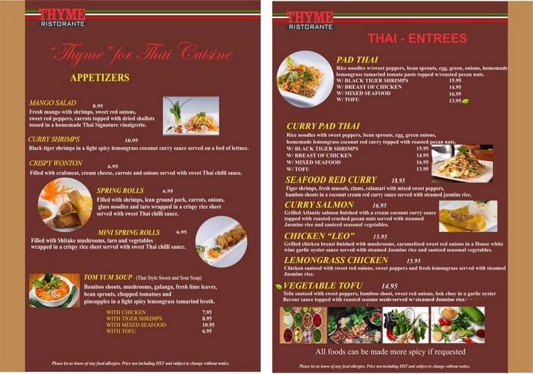 Menu page 2