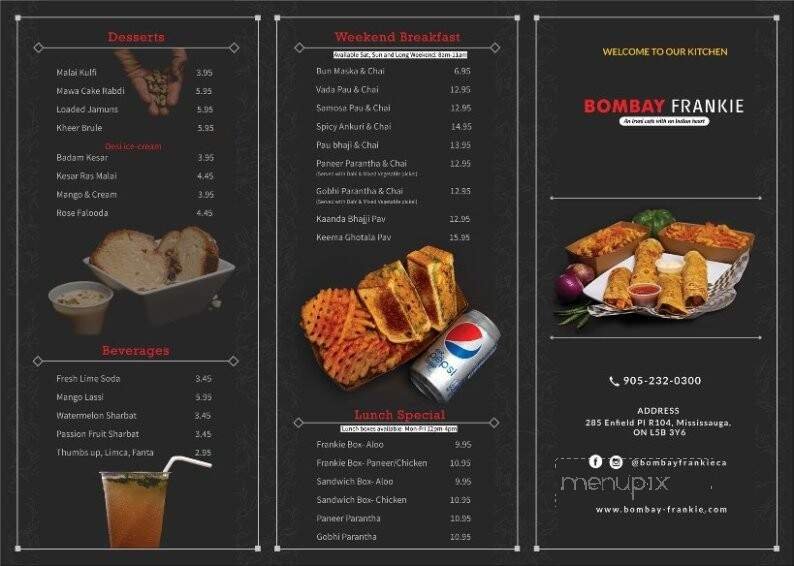 Menu page 1