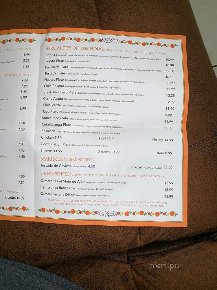 Menu page 4