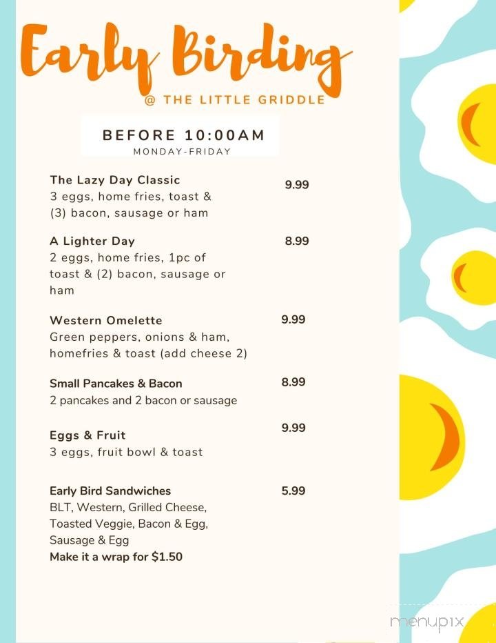 Menu page 1