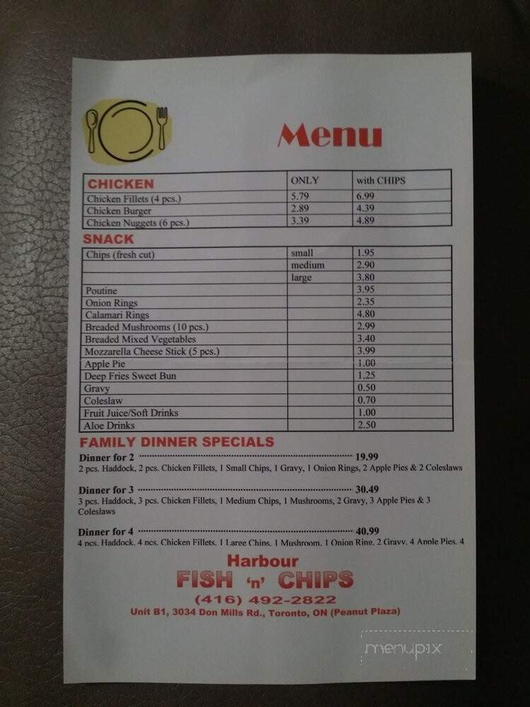 Menu page 2