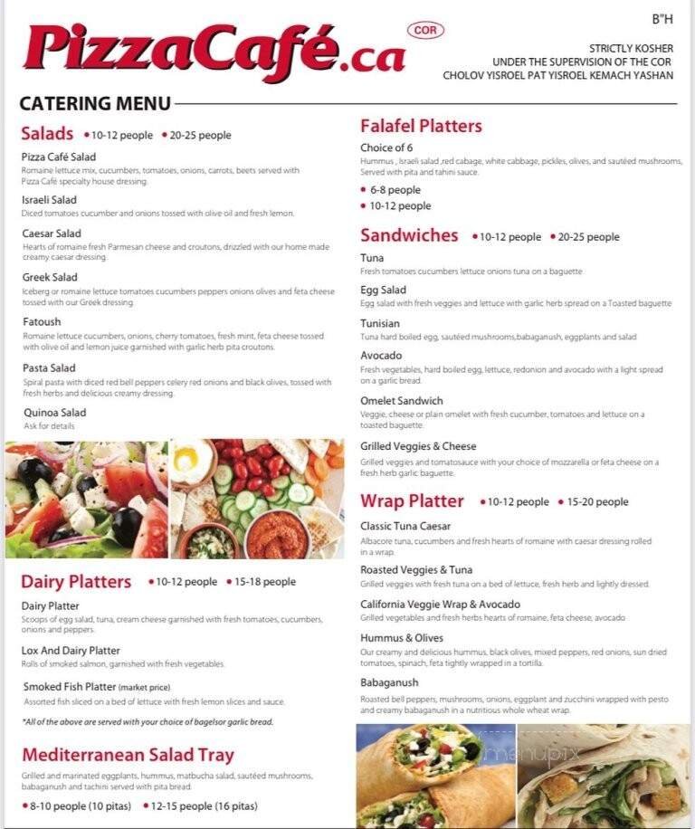 Menu page 1