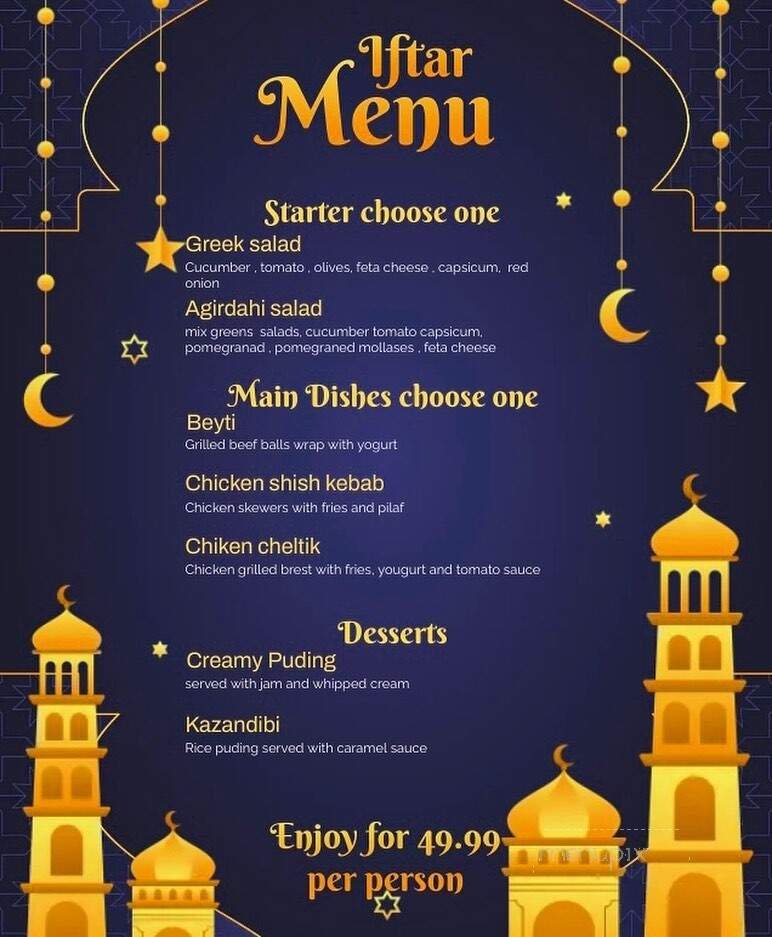 Menu page 1