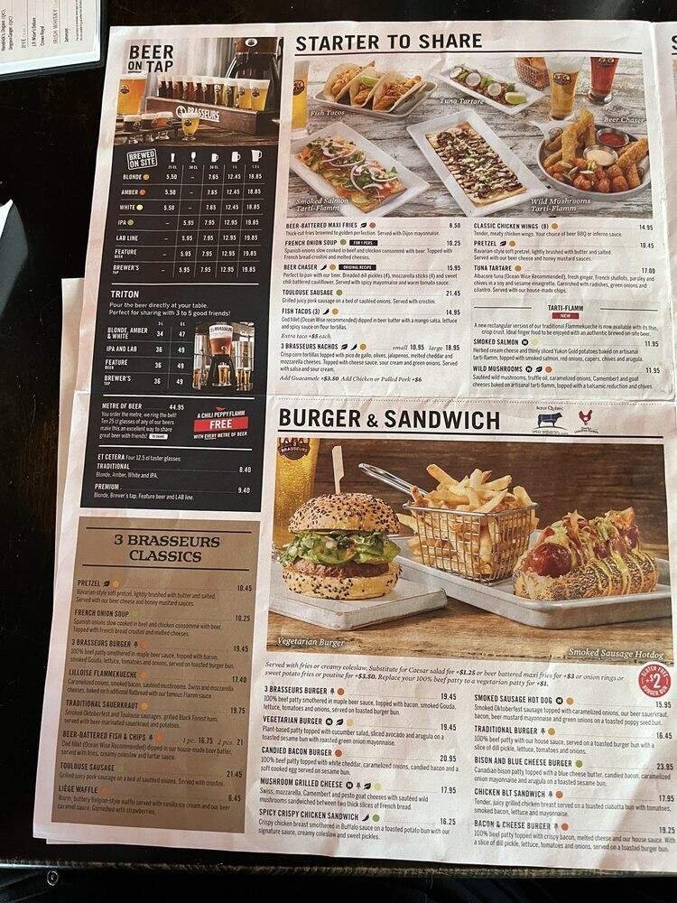 Menu page 1